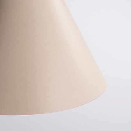 Lampa wisząca stalowa beżowa okrągła NOX 25 SL.2524 - Sollux Lighting
