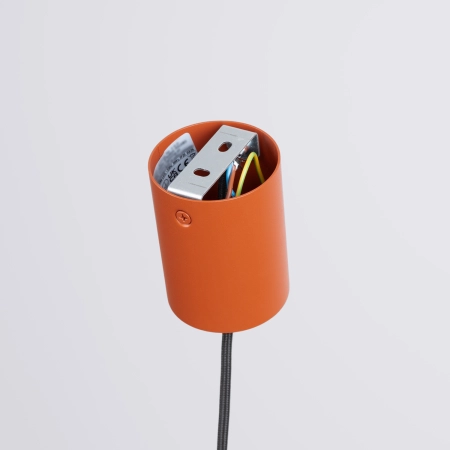 Lampa wisząca stalowa ochra czerwona 25cm NOX 25 z serii NOX SL.2526 - Sollux Lighting