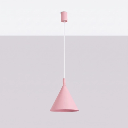 Lampa wisząca NOX 25 różowa SL.2530 - Sollux