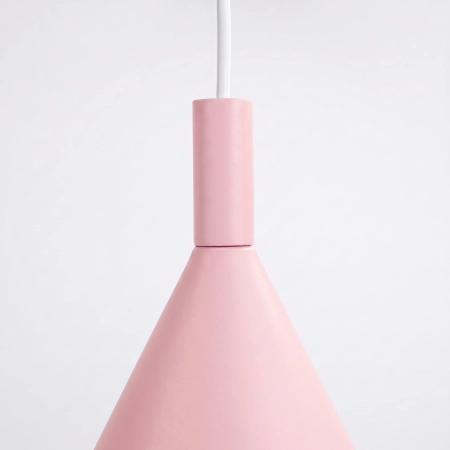 Lampa wisząca NOX 25 różowa SL.2530 - Sollux