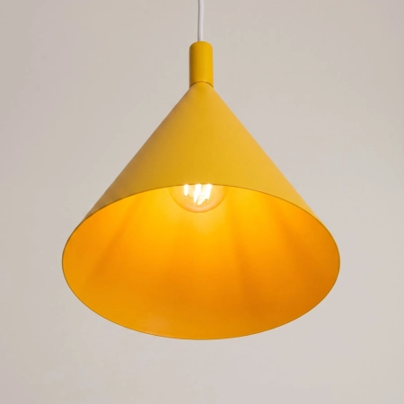 Lampa wisząca NOX 25 żółta SL.2532 - Sollux