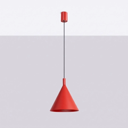 Lampa wisząca NOX 25 czerwona SL.2533 - Sollux