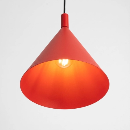 Lampa wisząca NOX 25 czerwona SL.2533 - Sollux