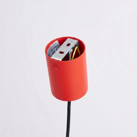 Lampa wisząca NOX 25 czerwona SL.2533 - Sollux