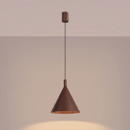 Lampa wisząca NOX 25 brązowa SL.2534 - Sollux