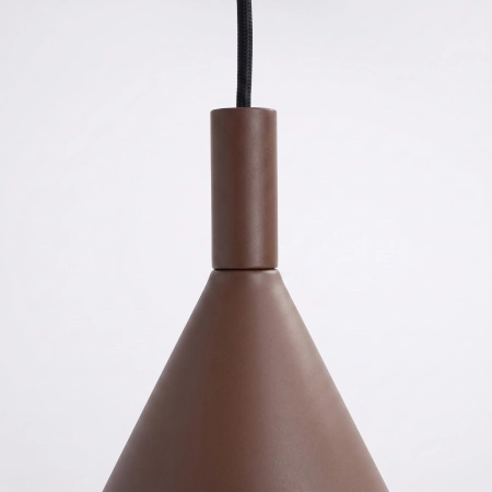 Lampa wisząca NOX 25 brązowa SL.2534 - Sollux