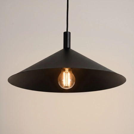 Lampa wisząca stalowa czarna 40cm NOX 40 z serii NOX SL.2537 - Sollux Lighting