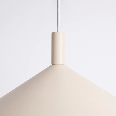 Lampa wisząca stalowa beżowa 40cm NOX 40 z serii NOX SL.2539 - Sollux Lighting