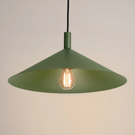 Lampa wisząca stalowa oliwkowa 40cm NOX 40 SL.2540 - Sollux Lighting