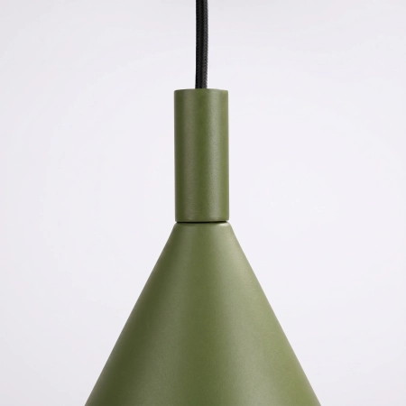 Lampa wisząca stalowa oliwkowa 40cm NOX 40 SL.2540 - Sollux Lighting