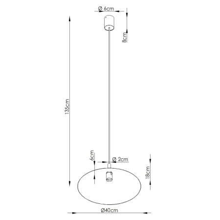 Lampa wisząca NOX 40 różowa SL.2545 - Sollux