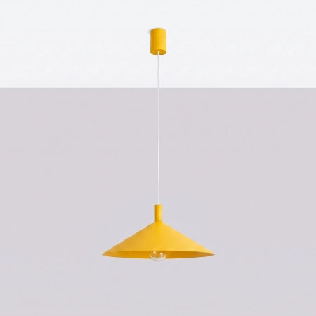 Lampa wisząca NOX 40 żółta SL.2547 - Sollux