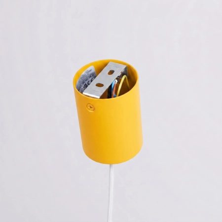 Lampa wisząca NOX 40 żółta SL.2547 - Sollux