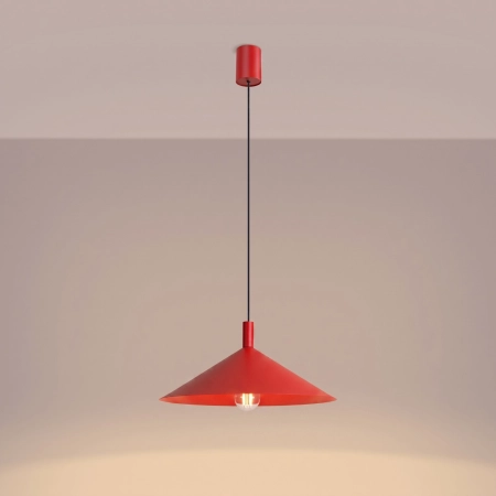 Lampa wisząca NOX 40 czerwona SL.2548 - Sollux