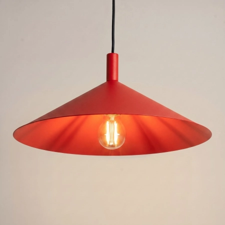 Lampa wisząca NOX 40 czerwona SL.2548 - Sollux