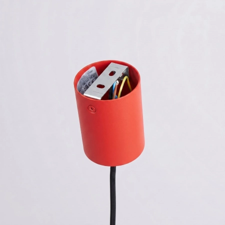Lampa wisząca NOX 40 czerwona SL.2548 - Sollux