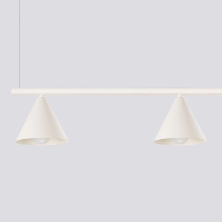Żyrandol stalowy beżowy 4-punktowy NOX 4L SL.2554 - Sollux Lighting