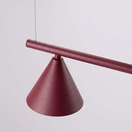 Żyrandol NOX 4L burgund SL.2558 - Sollux