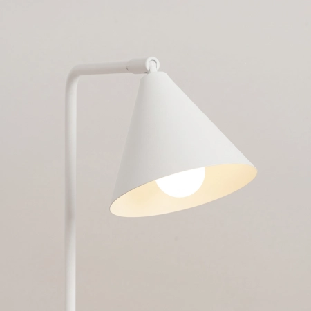 Lampa biurkowa stalowa biała regulowana 35cm NOX SL.2566 - Sollux Lighting