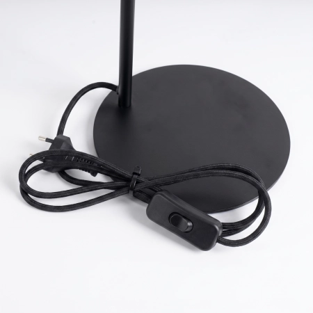 Lampa biurkowa stalowa czarna regulowana 35cm z serii NOX SL.2567 - Sollux Lighting