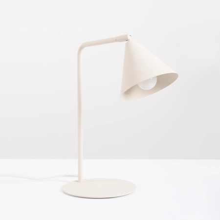 Lampa biurkowa stalowa beżowa regulowana 35cm NOX SL.2569 - Sollux Lighting