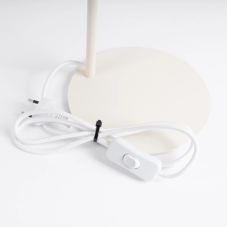 Lampa biurkowa stalowa beżowa regulowana 35cm NOX SL.2569 - Sollux Lighting