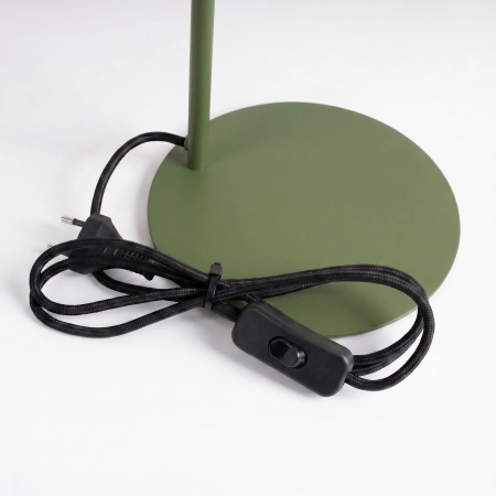 Lampa biurkowa stalowa zielona oliwka 35cm NOX SL.2570 - Sollux Lighting