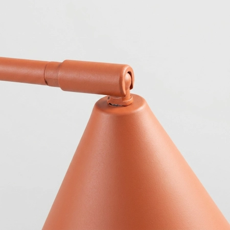 Lampa biurkowa stalowa ochra czerwona z regulacją NOX SL.2571 - Sollux Lighting