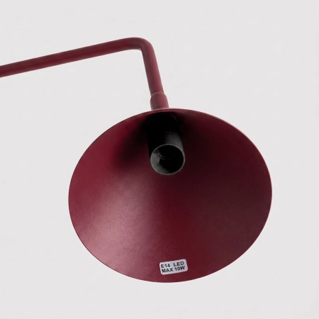 Lampa biurkowa NOX burgund SL.2573 - Sollux