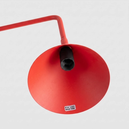 Lampa biurkowa NOX czerwona SL.2578 - Sollux