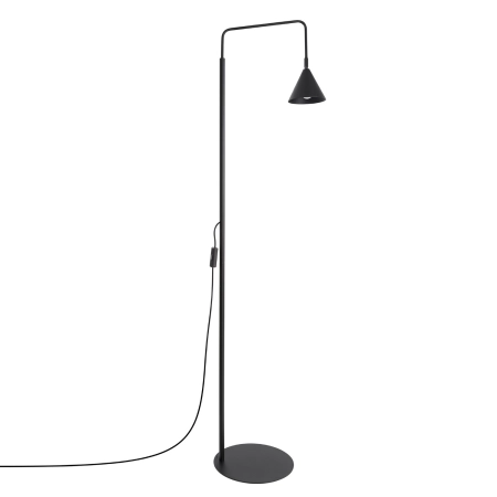 Lampa podłogowa stalowa czarna designerska 165cm z serii NOX SL.2582 - Sollux Lighting