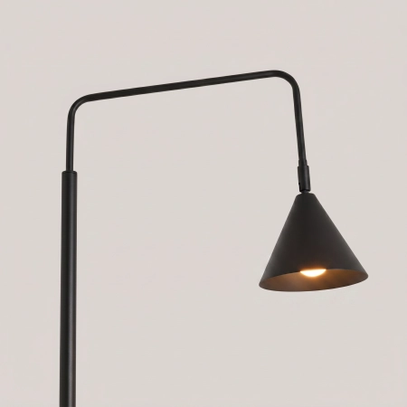 Lampa podłogowa stalowa czarna designerska 165cm z serii NOX SL.2582 - Sollux Lighting