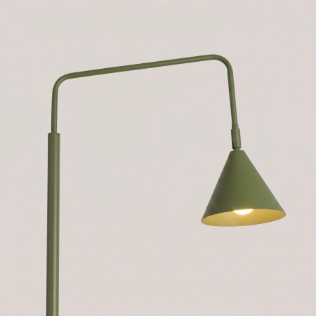 Lampa podłogowa stalowa zielona oliwka 165cm NOX SL.2585 - Sollux Lighting