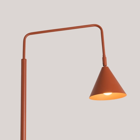 Lampa podłogowa stalowa ochra czerwona 165cm z serii NOX SL.2586 - Sollux Lighting