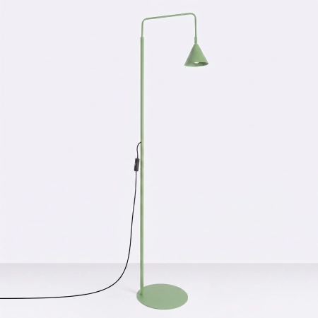 Lampa podłogowa NOX szałwiowa SL.2591 - Sollux