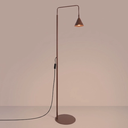Lampa podłogowa NOX brązowa SL.2594 - Sollux