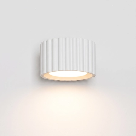 Kinkiet aluminiowy biały 10cm Gx53 z serii AURA SL.2612 - Sollux Lighting