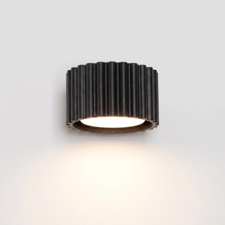 Kinkiet aluminiowy czarny 10cm AURA z serii AURA SL.2613 - Sollux Lighting