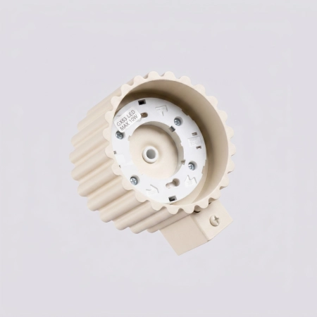 Kinkiet aluminiowy beżowy kwadratowy 10cm Gx53 z serii AURA SL.2614 - Sollux Lighting