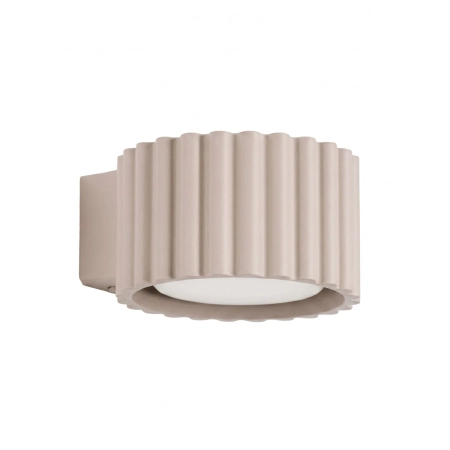 Kinkiet aluminiowy kwadratowy taupe 10cm z serii AURA SL.2619 - Sollux Lighting