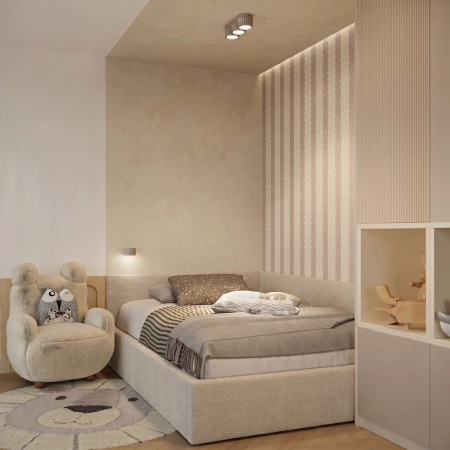 Kinkiet aluminiowy kwadratowy taupe 10cm z serii AURA SL.2619 - Sollux Lighting