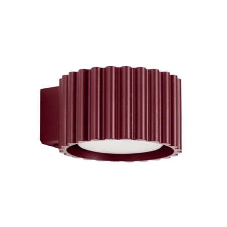 Kinkiet aluminiowy burgundowy 12cm z serii AURA SL.2620 - Sollux Lighting