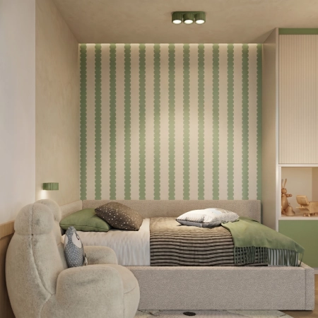 Kinkiet aluminiowy szałwiowy 1-punktowy AURA z serii AURA SL.2623 - Sollux Lighting