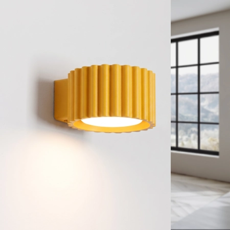 Kinkiet aluminiowy żółty 10cm Gx53 z serii AURA SL.2624 - Sollux Lighting