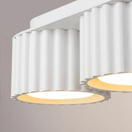 Plafon aluminiowy biały 3-punktowy AURA 3 z serii AURA SL.2628 - Sollux Lighting