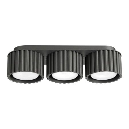 Plafon aluminiowy czarny 3-punktowy AURA 3 z serii AURA SL.2629 - Sollux Lighting