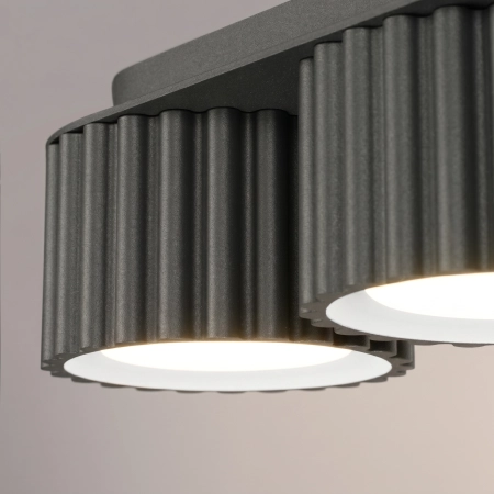 Plafon aluminiowy czarny 3-punktowy AURA 3 z serii AURA SL.2629 - Sollux Lighting
