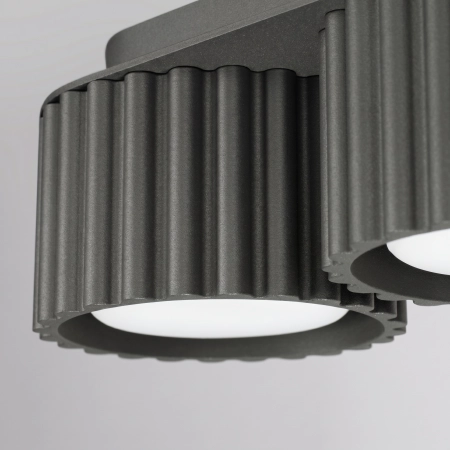 Plafon aluminiowy czarny 3-punktowy AURA 3 z serii AURA SL.2629 - Sollux Lighting