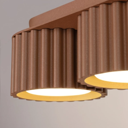 Plafon aluminiowy mocca 3-punktowy 32,5cm z serii AURA SL.2633 - Sollux Lighting