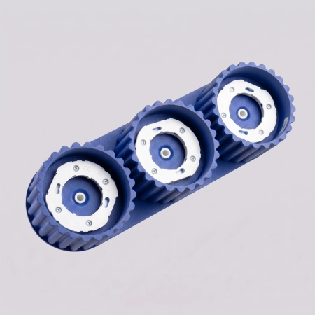 Plafon aluminiowy ultramaryna 3-punktowy AURA 3 z serii AURA SL.2634 - Sollux Lighting